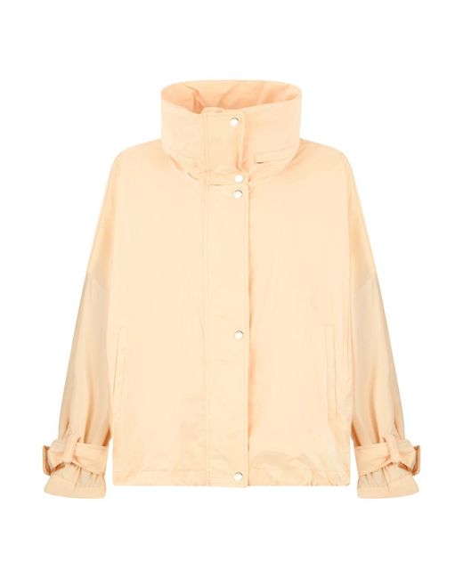 Moorer Jassen ,Roze ,Polyester Lionne Oversized Down Jacket in het Natural