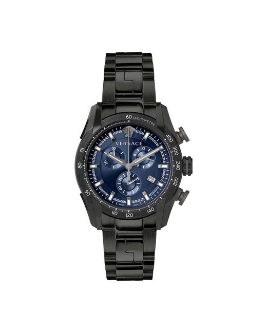 Versace Armbanduhr v-ray movt vertime 44m armband edelstahl ve2i005 21 in Blue für Herren