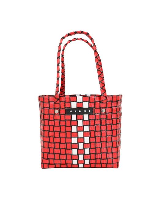 Bags > tote bags Marni en coloris Red