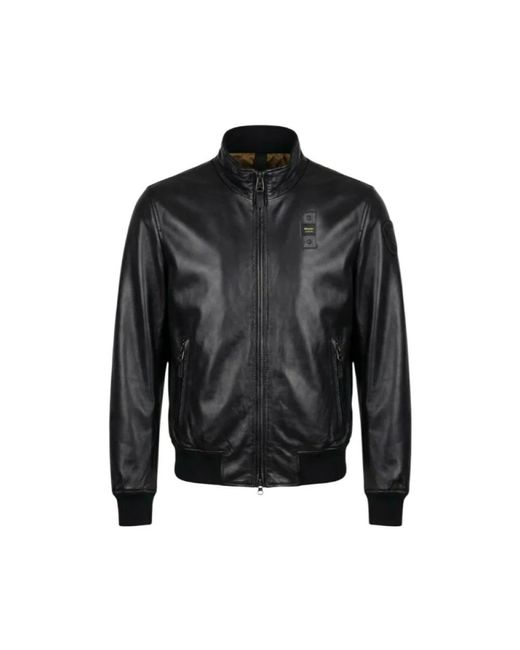 Blauer Black Bomber Jackets for men