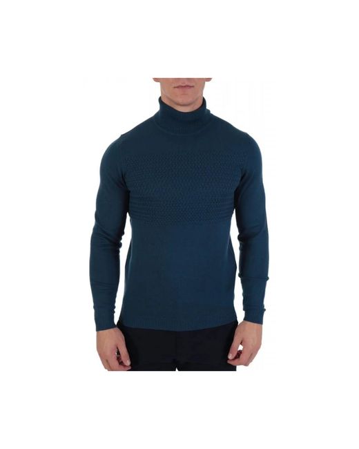 HUGO Blue Turtlenecks for men
