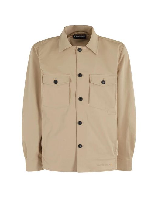 Save The Duck Jassen ,Polyester Lichtgewicht Gabardine Jas in het Natural voor heren