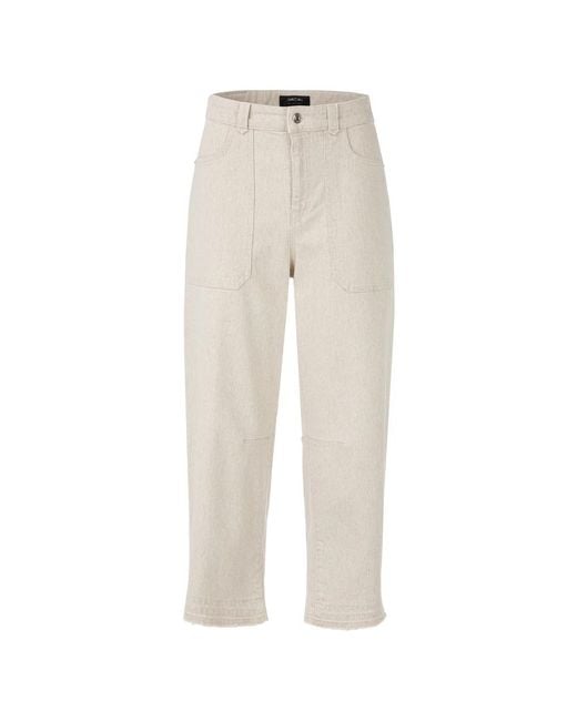 Marc Cain Natural Cropped Jeans
