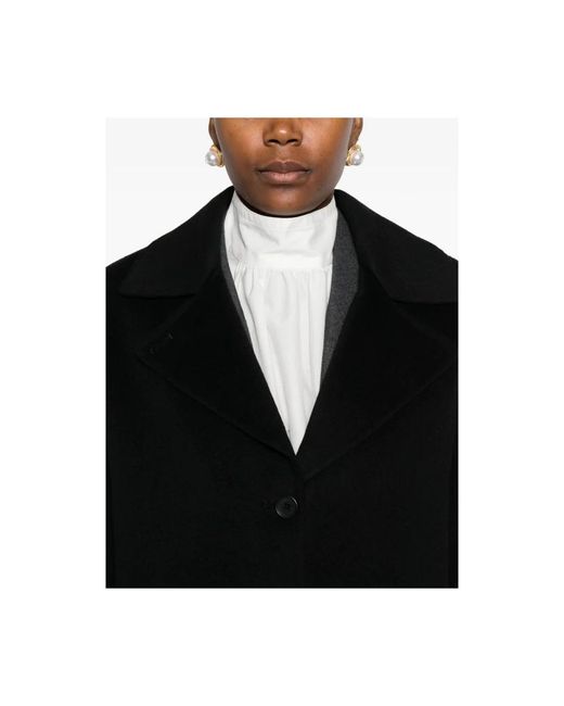 Anine Bing Black Single-Breasted Coats
