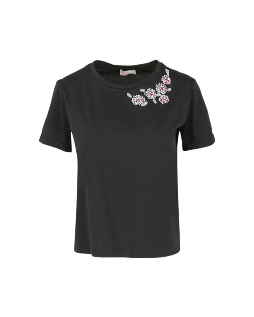 Liu Jo Black Stylisches t-shirt für männer und frauen