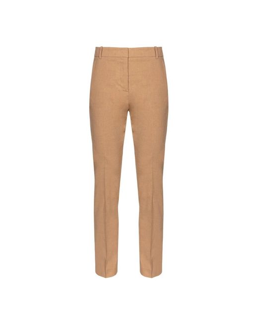 Pinko Natural Slim-Fit Trousers