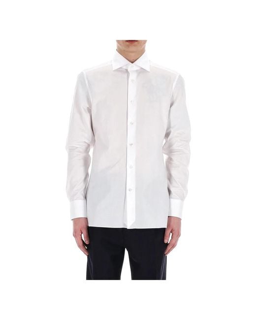 Formal Shirts Zegna de hombre de color White