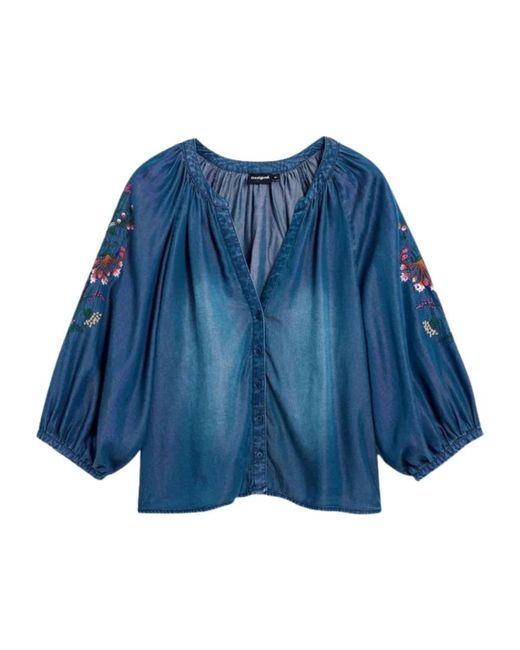 Desigual Blue Blouses
