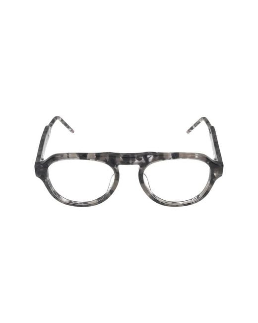 Thom Browne Optical Frame in het Metallic