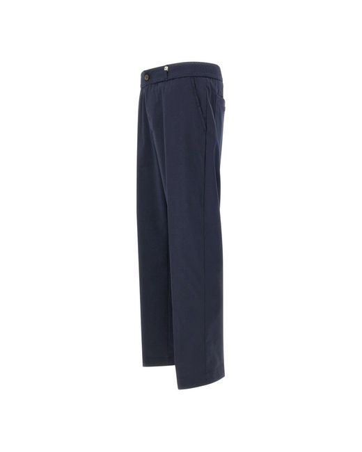 Myths Blue Slim-Fit Trousers for men