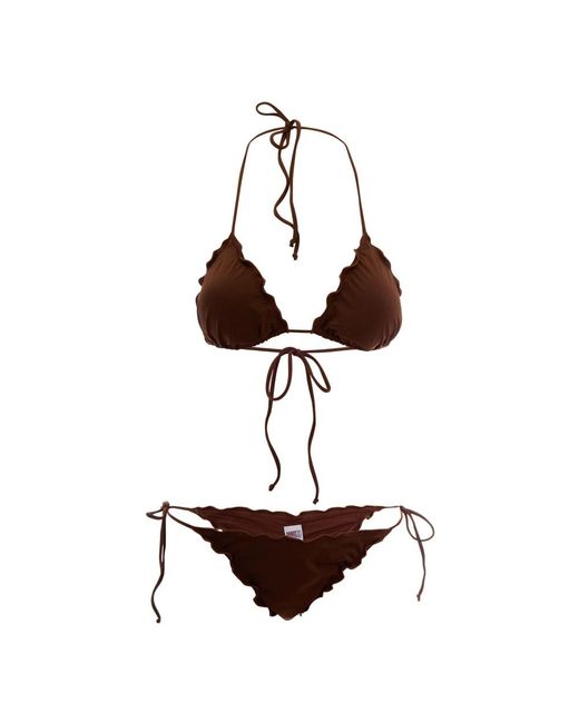 Mc2 Saint Barth Brown Bikinis