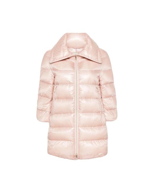 Herno Jassen ,Roze ,Nylon Cleofe Down Jacket in het Pink