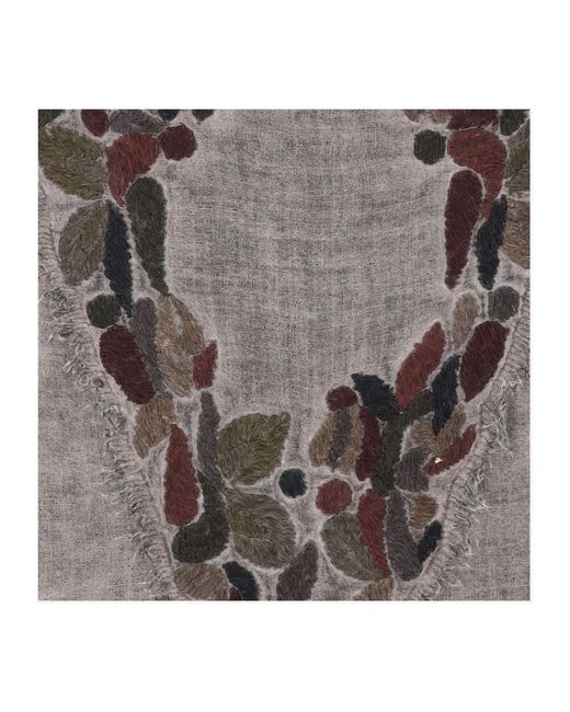 Faliero Sarti Gray Winter Scarves