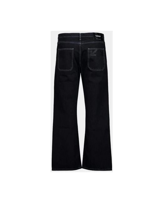 Off-White c/o Virgil Abloh Black Straight Fit Jeans for men