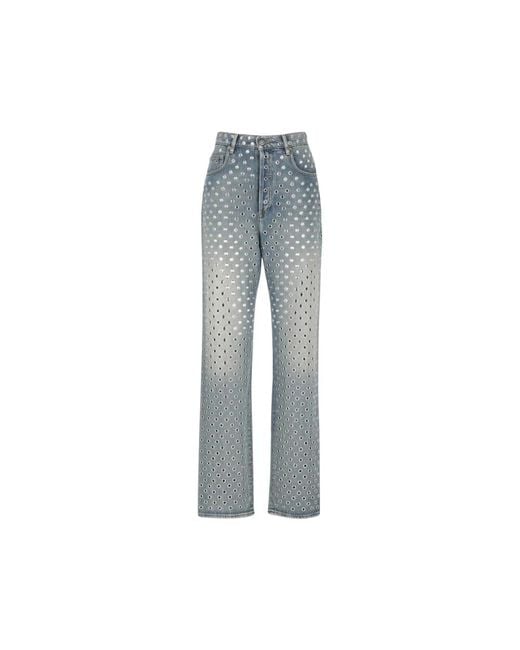 Golden Goose Deluxe Brand Blue Straight Jeans