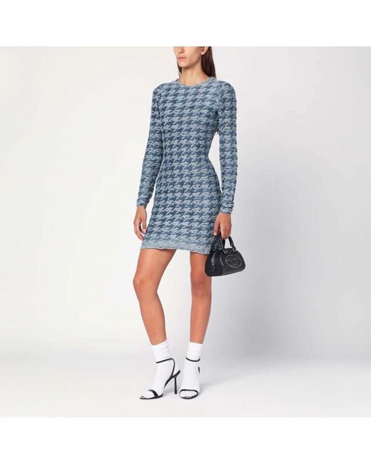 Robe À Motif/Gris Clair DIESEL en coloris Blue