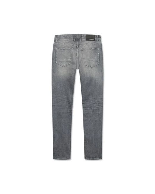Pure Path Gray Slim Fit Jeans for men