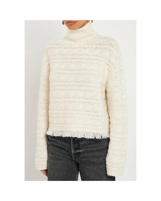 Guest In Residence White Cashmere Knitwear