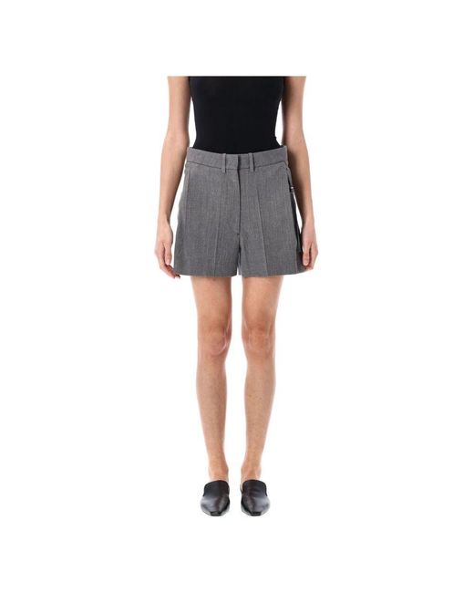 Low Classic Black Melange Graue Maßgeschneiderte Shorts Für Stilvolle Sommerausflüge