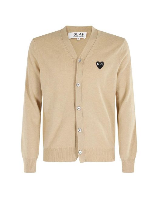COMME DES GARÇONS PLAY Truien & Vesten ,Cardigan in het Natural voor heren