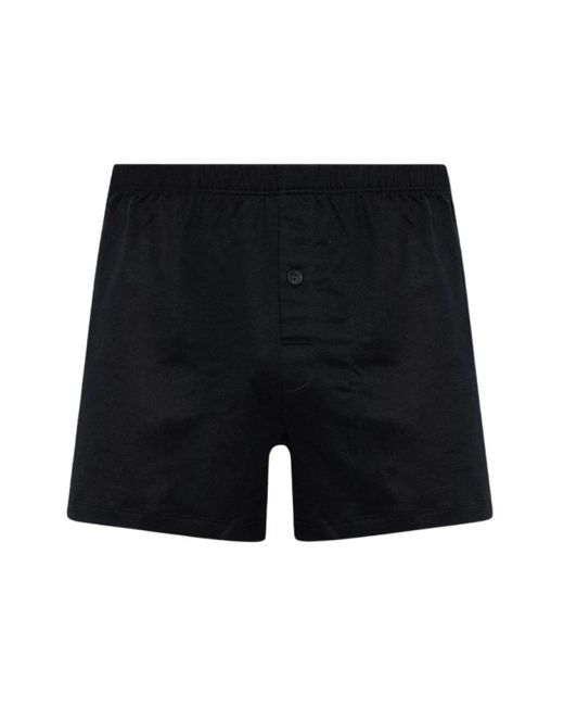 Hanro Ondergoed ,Zwart ,Katoen Katoenen Boxershorts in het Black voor heren