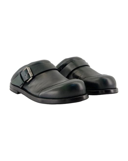 Acne Black Mules