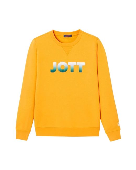 Sweatshirts J.O.T.T en coloris Yellow