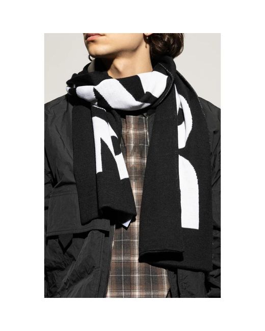 Winter Scarves di DSquared² in Black da Uomo