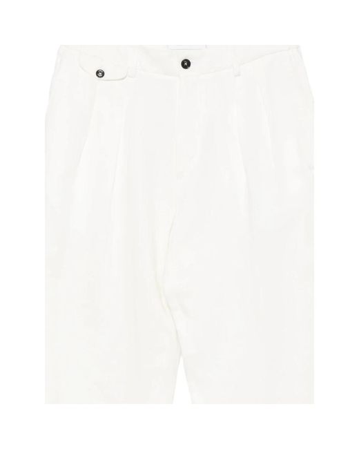 BE ABLE White Straight Trousers for men