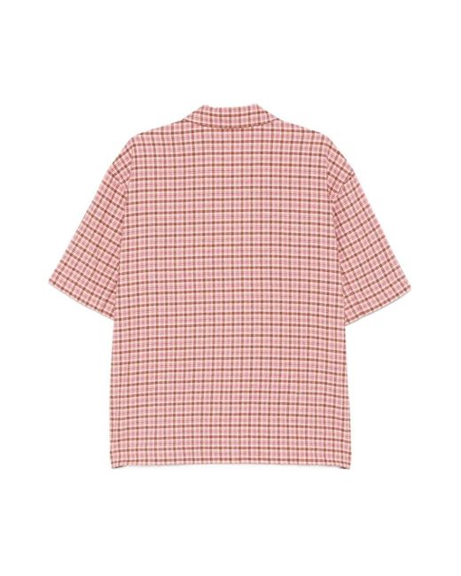 sunflower Pink Short Sleeve Shirts for men
