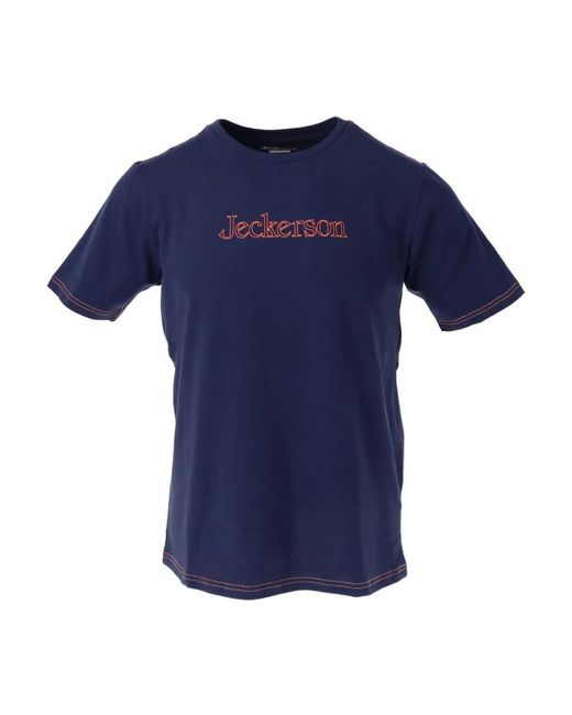 Jeckerson Blue T-Shirts for men