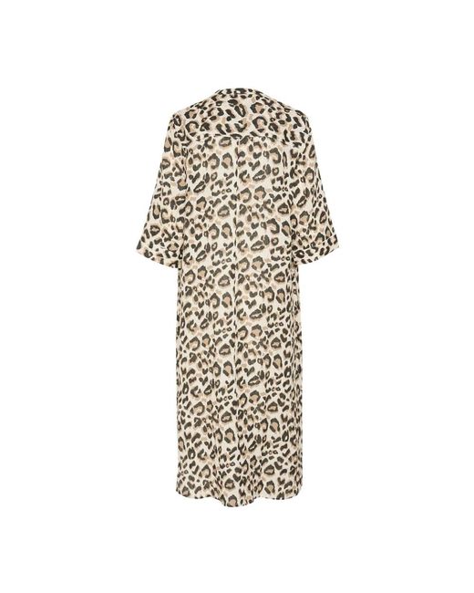 Cream Natural Midi Dresses