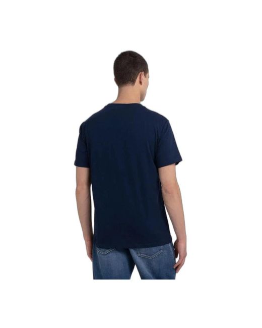 Replay Blue T-Shirts for men