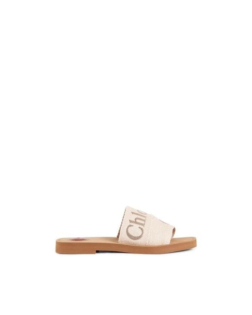 Chloé Natural Sliders