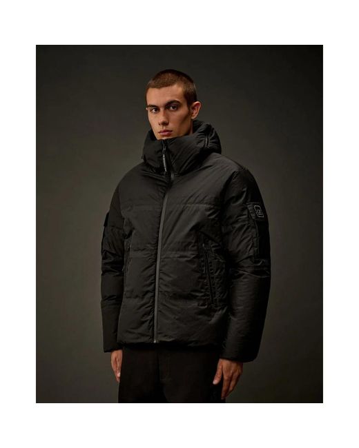 C P Company Pertex Mittlere Jacke in Black für Herren