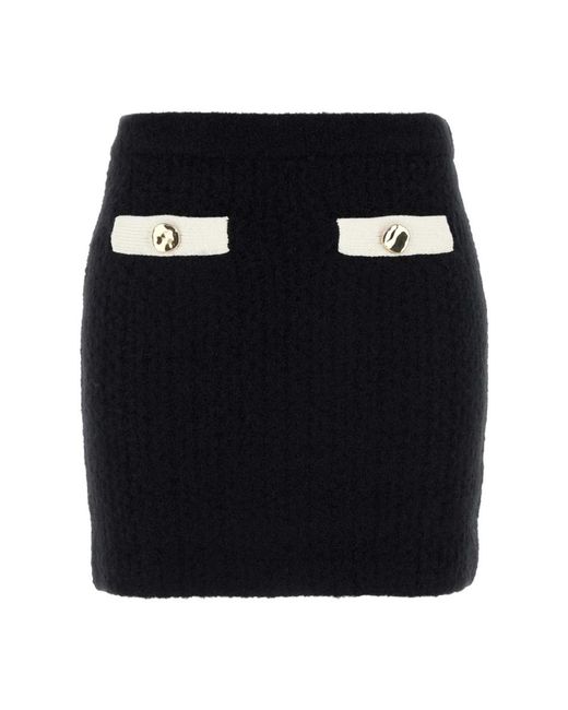 Self-Portrait Black Short Skirts