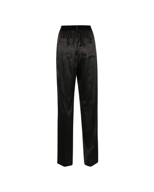 Slim-Fit Trousers di Tom Ford in Black