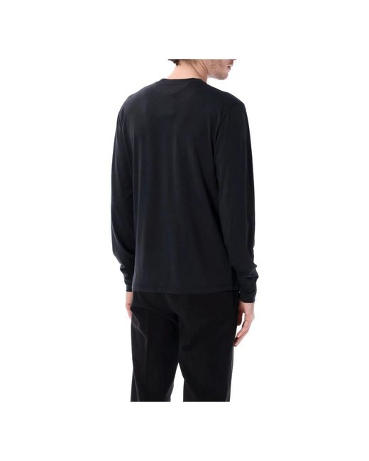 Tom Ford Black Long Sleeve Tops for men