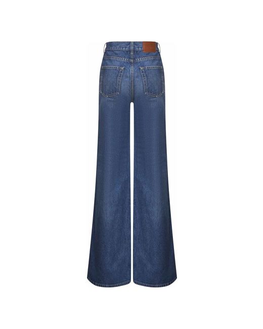 Chloé Blue Wide Jeans