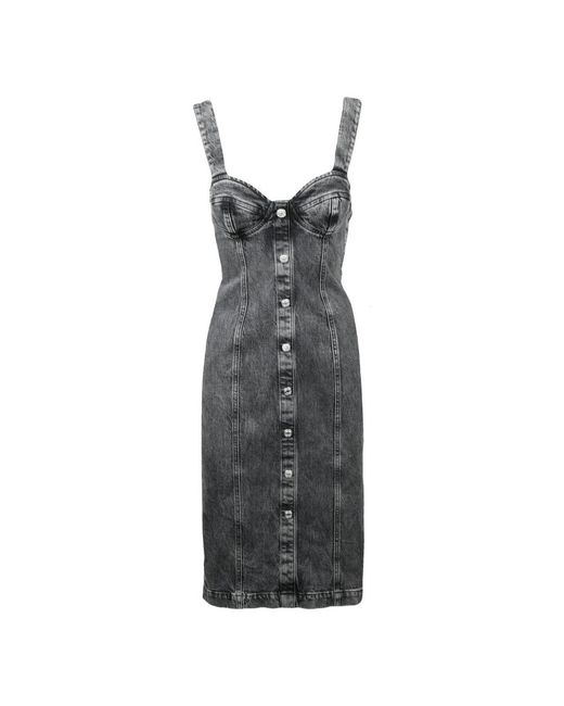 Moschino Gray Midi Dresses
