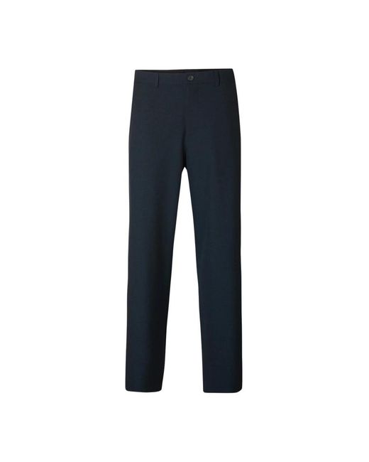 SELECTED Broeken ,Blauw ,Polyester Loose Robert Flex Pant in het Blue voor heren