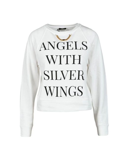 Elisabetta Franchi White Baumwollpullover