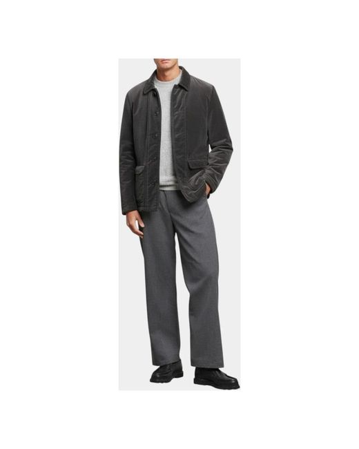 Aspesi Jassen ,Grijs ,Tadao Jacket in het Black voor heren