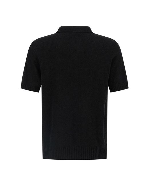 Ma'ry'ya Black Polo Shirts for men