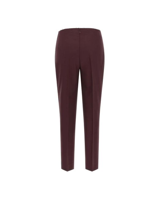 Gianluca Capannolo Purple Slim-Fit Trousers