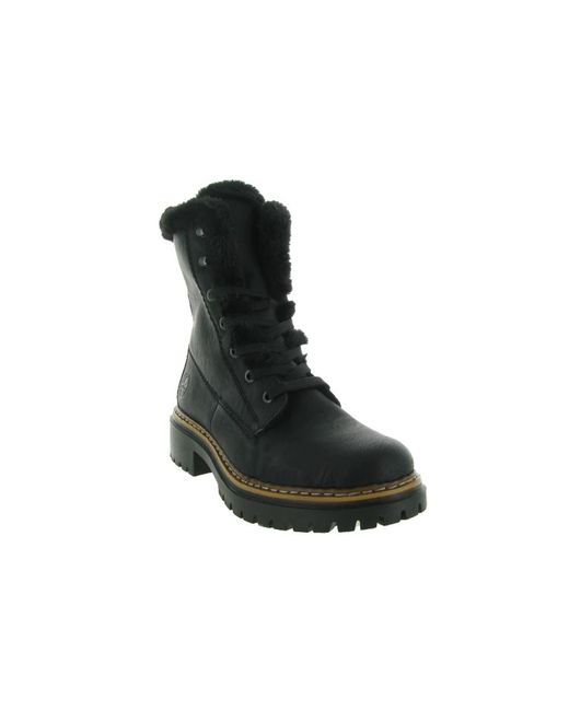 Rieker Black Winter Boots