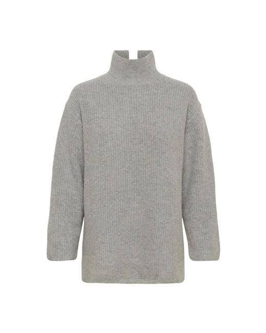 Part Two Turtlenecks in het Gray