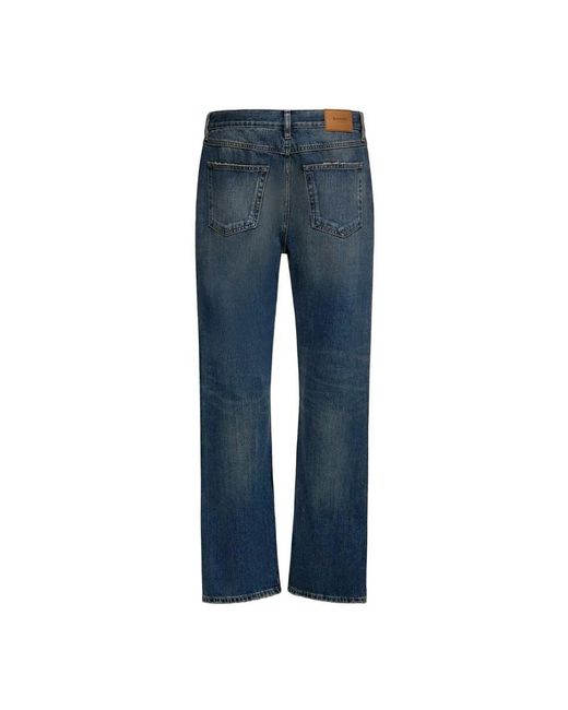 Burberry Blue Straight Jeans for men