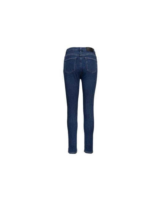 Elisabetta Franchi Blue Skinny Fit Jeans
