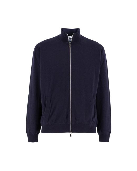 Fedeli Truien & Vesten ,Blauw ,Wol Cardigan in het Blue voor heren